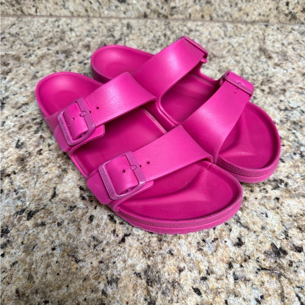 Birkenstock Fuchsia Double Strap Sandals EVA size 40